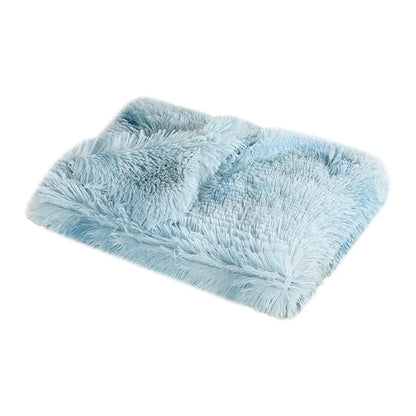 Fluffy Long Plush Pets Bed Blankets Pet Sleeping Mat Soft Cat Dog Blanket Comfortable Keep Warm Mats For Small Medium Large Dog