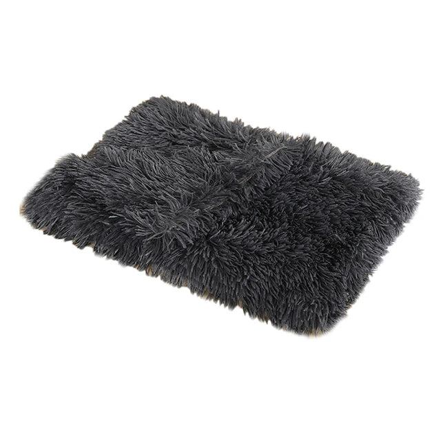 Fluffy Long Plush Pets Bed Blankets Pet Sleeping Mat Soft Cat Dog Blanket Comfortable Keep Warm Mats For Small Medium Large Dog