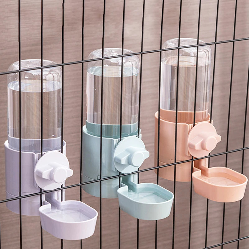 Automatic Hanging Pet Feeder – Cage Water and Food Dispenser for Cats, Dogs, Rabbits and Birds