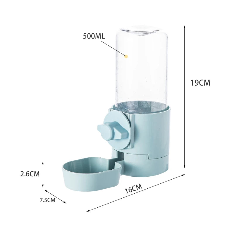 Automatic Hanging Pet Feeder – Cage Water and Food Dispenser for Cats, Dogs, Rabbits and Birds