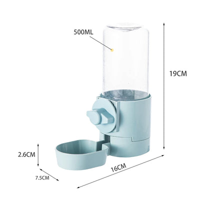 Automatic Hanging Pet Feeder – Cage Water and Food Dispenser for Cats, Dogs, Rabbits and Birds