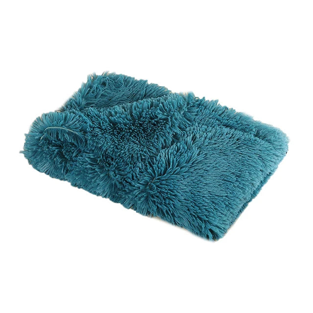 Fluffy Long Plush Pets Bed Blankets Pet Sleeping Mat Soft Cat Dog Blanket Comfortable Keep Warm Mats For Small Medium Large Dog