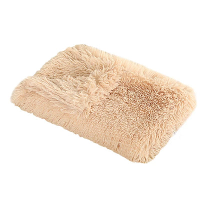 Fluffy Long Plush Pets Bed Blankets Pet Sleeping Mat Soft Cat Dog Blanket Comfortable Keep Warm Mats For Small Medium Large Dog