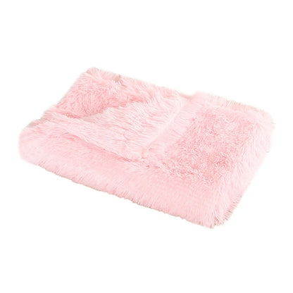 Fluffy Long Plush Pets Bed Blankets Pet Sleeping Mat Soft Cat Dog Blanket Comfortable Keep Warm Mats For Small Medium Large Dog