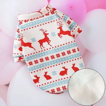 Winter Warm Pet Clothes for Small Dogs French Bulldog Yorkshire Sweatshirt Cozy Puppy Dog Sweater Hoodie mascotas gotas Clothing