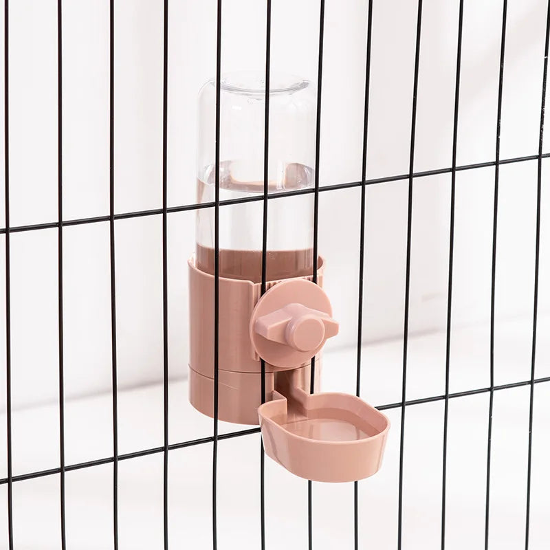 Automatic Hanging Pet Feeder – Cage Water and Food Dispenser for Cats, Dogs, Rabbits and Birds