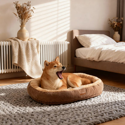 Winter Warm Small Dog Kennel Sleeping Puppy Cushion Cat Supplies  Accessories Washable Calming Sofa Cat Dog Pet Bed