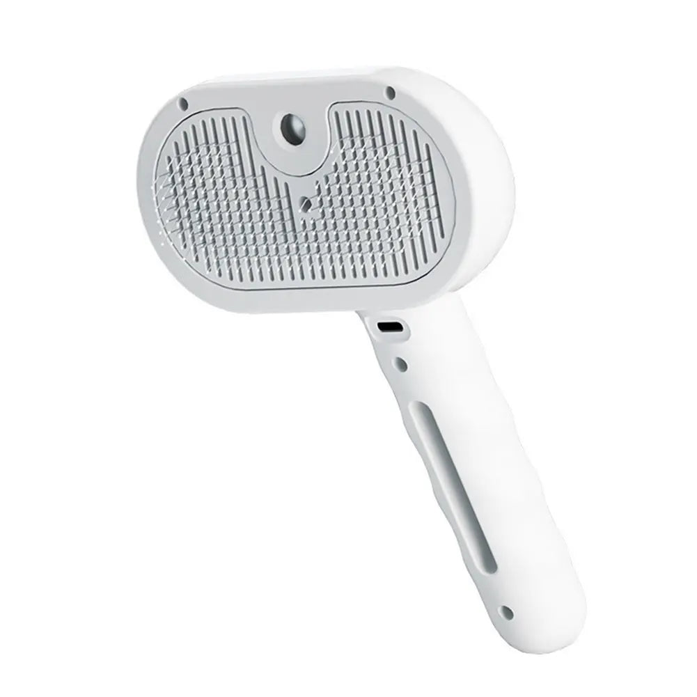 3 in 1 Rechargeable Pet Steam Brush – Self Cleaning Grooming Brush for Cats, Dogs and Small Animals