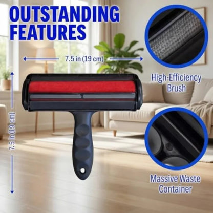 Reusable Pet Hair Remover Roller – Self Cleaning Lint Brush for Furniture, Couch and Car Seats
