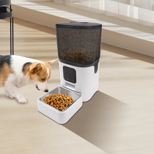 6l Intelligent Fully Automatic Pet Food Dispenser, Fully Automatic Cat Food Dispenser, Dog Food Dispenser