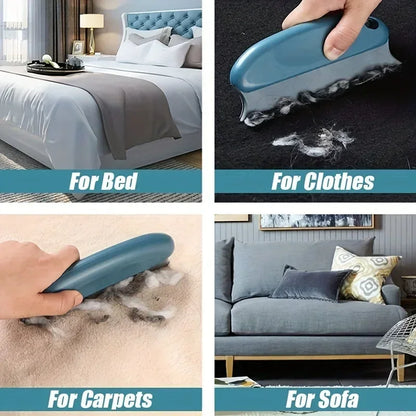 Multi Functional Pet Hair Removal Brush – Durable Slicker Cleaning Tool for Home and Dogs