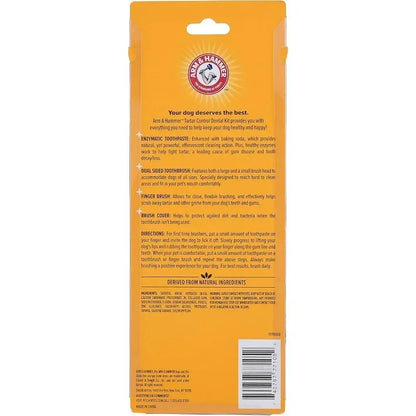 Pet Dental Care Kit – Toothpaste and Toothbrush Set for Dogs and Cats Plaque and Tartar Control