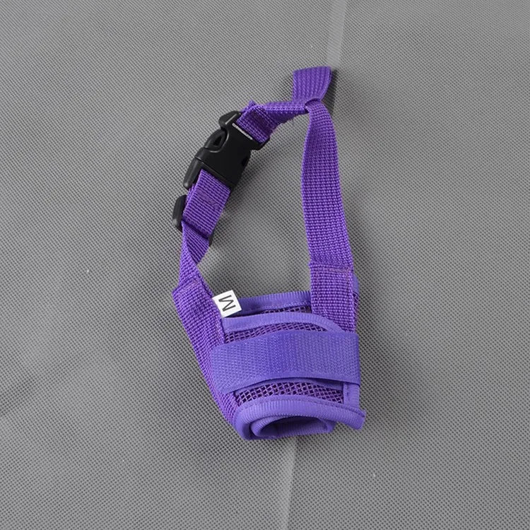 Adjustable Anti Bark Dog Muzzle – Breathable Mesh Nylon Mouth Cover for Small and Large Dogs