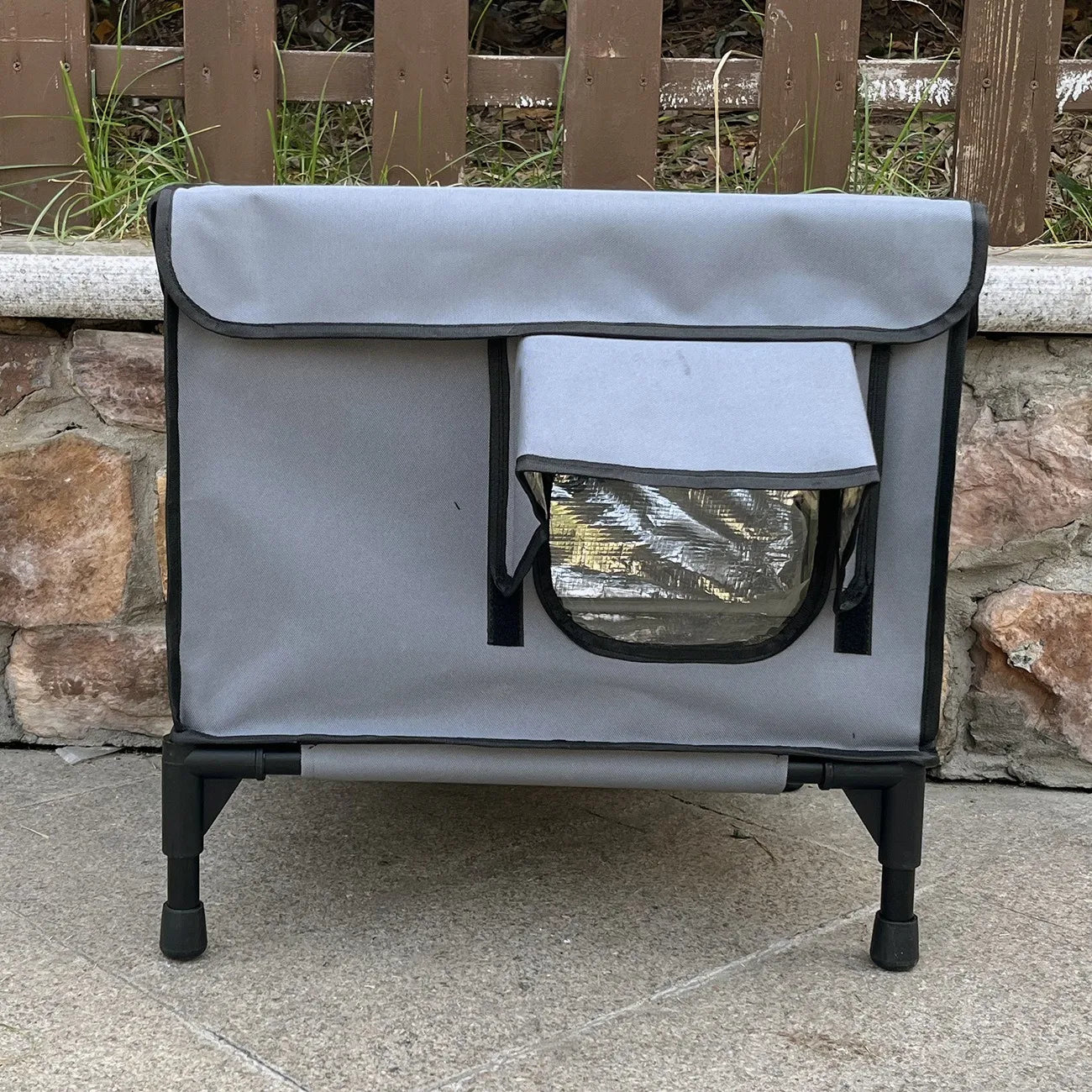 Outdoor Waterproof Cat House Warm Heated Winter Cat House Insulated Outside Foldable Cats Nest Tent Sleeping Extra Large Pet