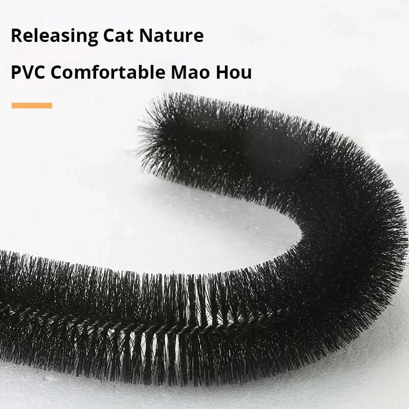 Self Grooming Cat Arch Toy – Interactive Massage Brush with Scratching Pad for Cats
