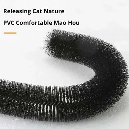 Self Grooming Cat Arch Toy – Interactive Massage Brush with Scratching Pad for Cats