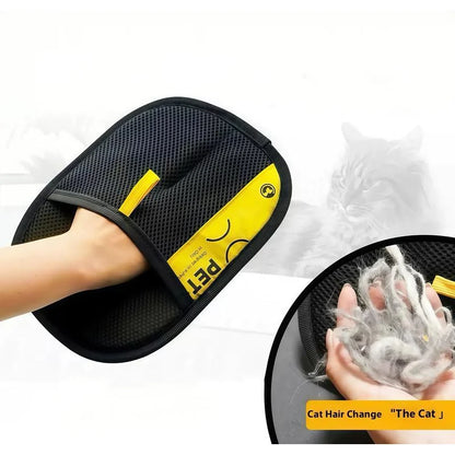 Pet Hair Remover Gloves – Reusable Electrostatic Grooming Mitt for Dogs and Cats