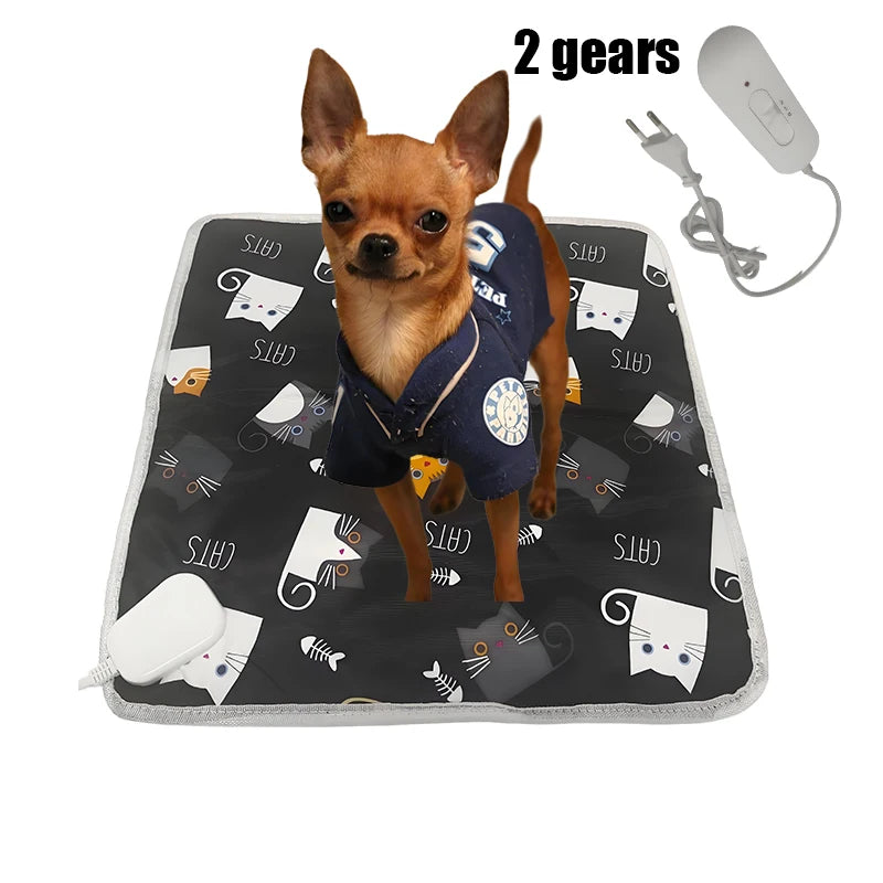 Winter Pet Heating Blanket Temperature Warm Cat Dog Mattress Indoor Heating Pad Pet Supplies USB heating pad