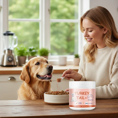 Bacon Flavor Pet Mushroom Powder – Daily Appetite Enhancer for Picky Cats and Dogs