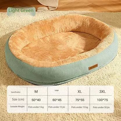 Winter Warm Small Dog Kennel Sleeping Puppy Cushion Cat Supplies  Accessories Washable Calming Sofa Cat Dog Pet Bed