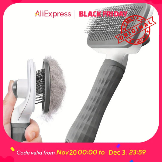 Dog Grooming Brush – Tangle Free Shedding Control Pet Care Tool for Dogs and Cats