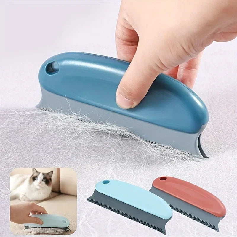 Multi Functional Pet Hair Removal Brush – Durable Slicker Cleaning Tool for Home and Dogs