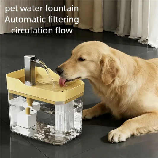 Hot transparent pet water dispenser plug-in automatic water drinker circulating and flowing out water smoothly pet water drinker