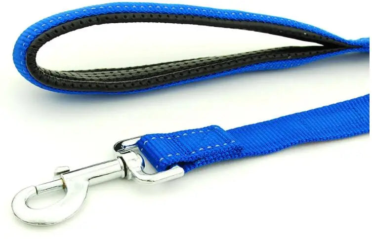 Dog Leash Reflective Short Dogs Leash Nylon Rope Pet Chain Soft Handle Waterproof Leash for Dog Walking Traction Pet Accessories