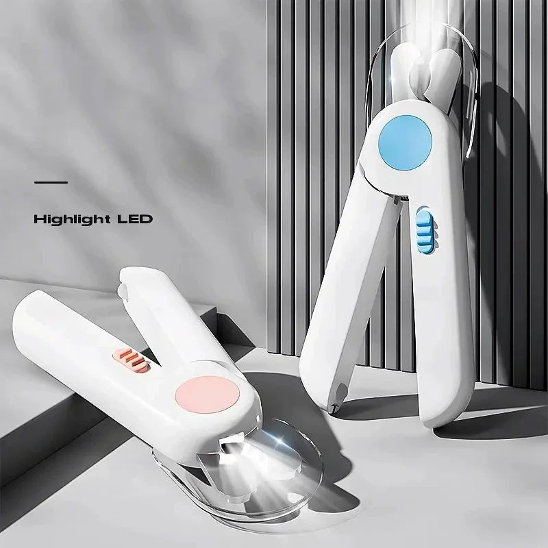 LED Pet Nail Clipper – Safe Quick Trimming Tool for Dogs and Cats with Nail File