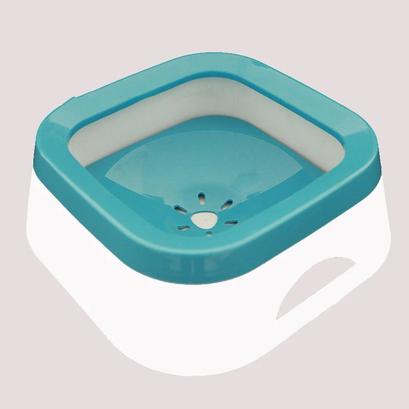Anti-splash Water Bowl For Dogs 1L Large Capacity Drinker Drinking Bowls Dog Waterer For Puppy Cat Pet Accessories