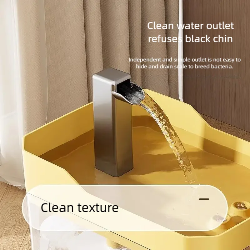 Hot transparent pet water dispenser plug-in automatic water drinker circulating and flowing out water smoothly pet water drinker
