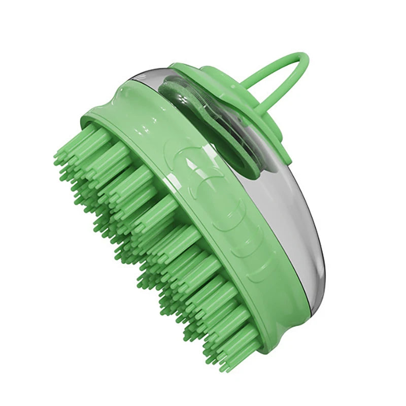 2 in 1 Pet Bath Brush – Soft Silicone Massage Comb for Dog and Cat Grooming