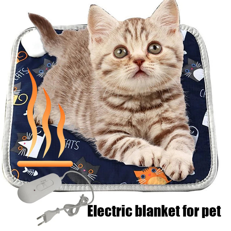 Winter Pet Heating Blanket Temperature Warm Cat Dog Mattress Indoor Heating Pad Pet Supplies USB heating pad