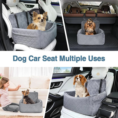 Pet Car Seat Mat – Washable Anti Slip Travel Safety Seat for Dogs and Cats