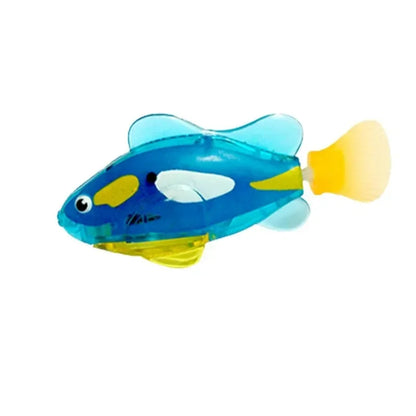 New Cat Toy LED Interactive Swimming Robot Electronic Fish Toys Cute Styling Glowing Simulation Electric Fish Toy Pet Products