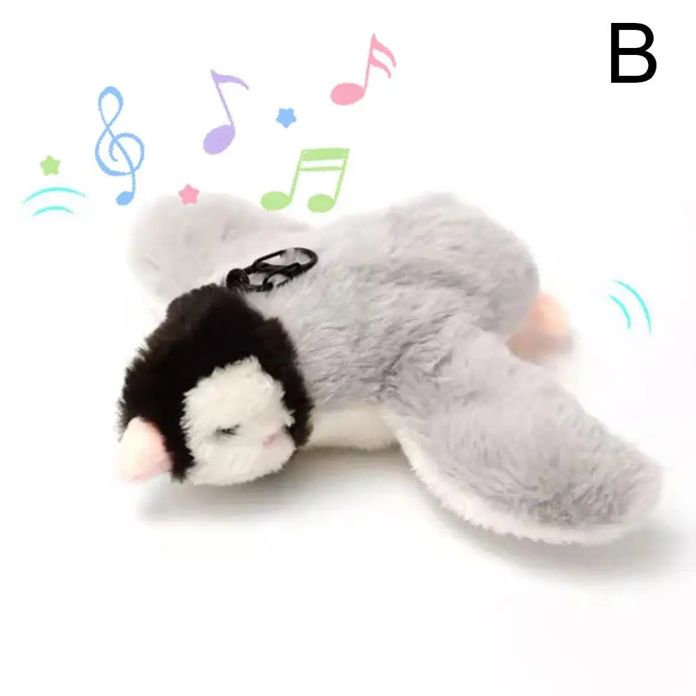 Interactive Cat Toys Rechargeable Flying Bird Wings Cat Toy Stimulating Play Touch Activated Plush Pet Cat Toy