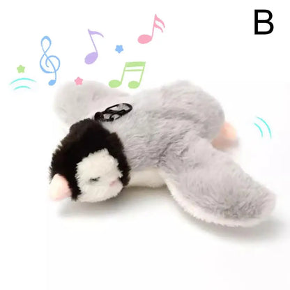 Interactive Cat Toys Rechargeable Flying Bird Wings Cat Toy Stimulating Play Touch Activated Plush Pet Cat Toy