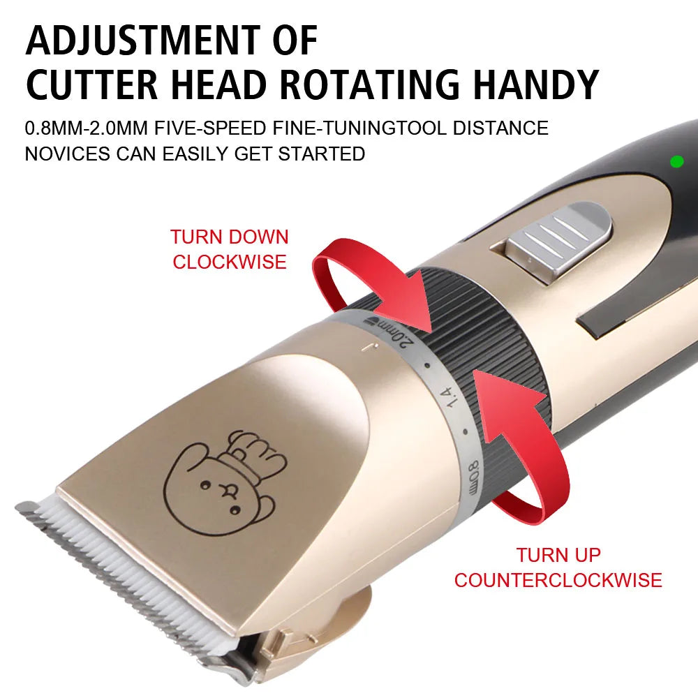 Pet Hair Trimmer – Electric Clippers for Dogs, Cats, Rabbits and Grooming Use