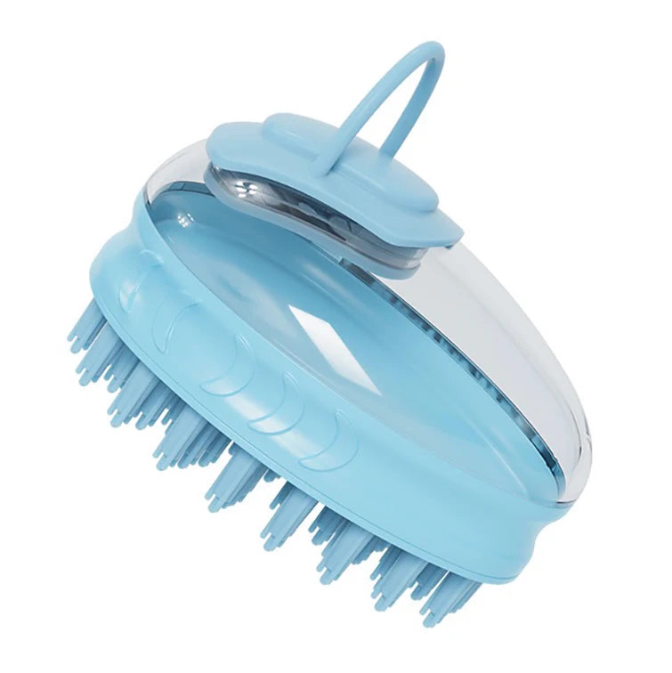 2 in 1 Pet Bath Brush – Soft Silicone Massage Comb for Dog and Cat Grooming