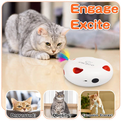 Interactive Cat Whack A Mole Toy – Automatic 7 Hole Mouse Game for Indoor Cats