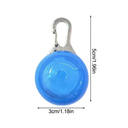 LED Glow Dog Collar Pendant – Light Up Night Safety Accessory for Dogs and Cats