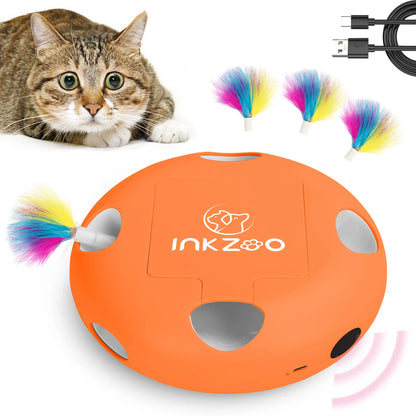 Interactive Cat Whack A Mole Toy – Automatic 7 Hole Mouse Game for Indoor Cats