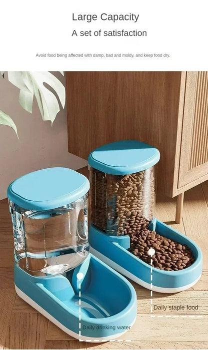 Dog Water Dispenser Cat Automatic Feeder Dog Feeding Water Cat Drinking Flowing Water, Not Plugged in Water Kettle Pet Supplies