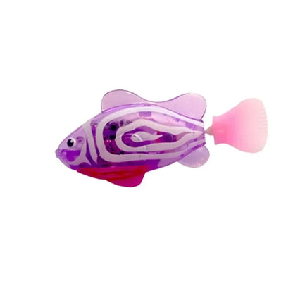 New Cat Toy LED Interactive Swimming Robot Electronic Fish Toys Cute Styling Glowing Simulation Electric Fish Toy Pet Products