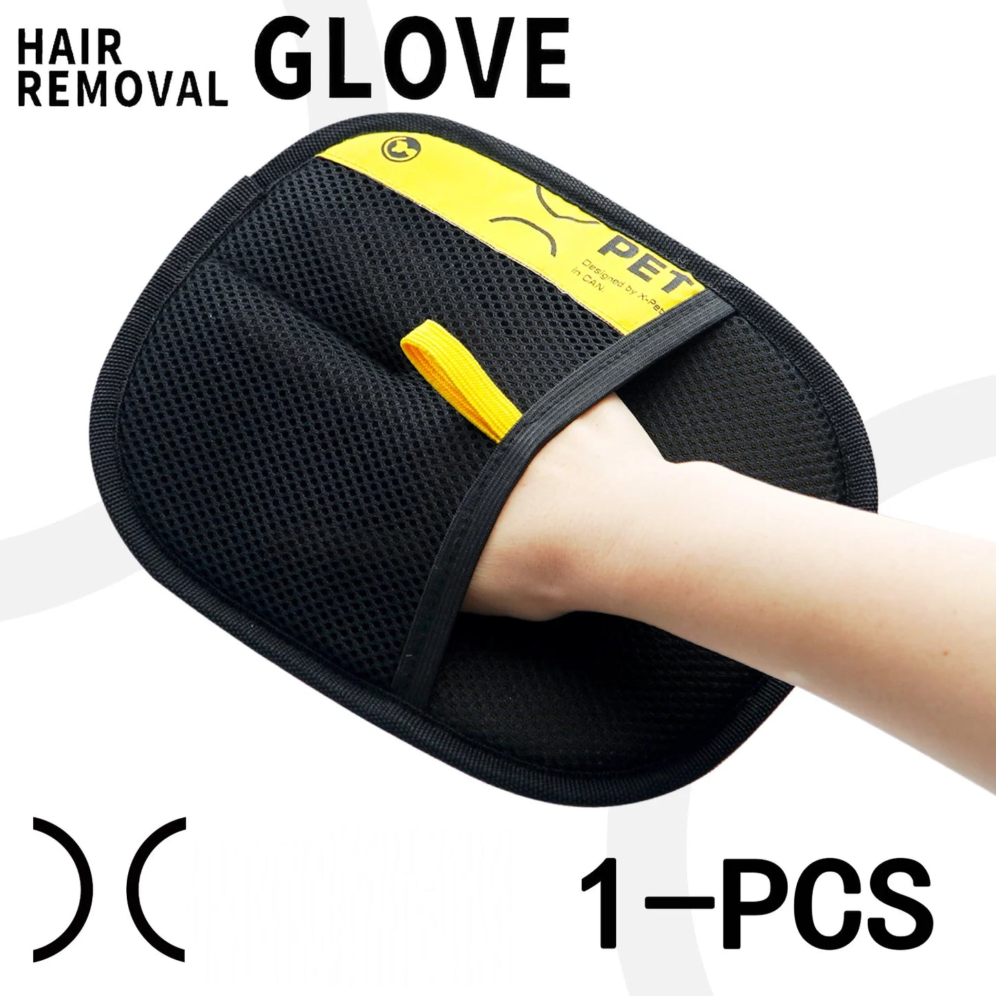 Pet Hair Remover Gloves – Reusable Electrostatic Grooming Mitt for Dogs and Cats