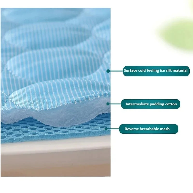 Dog Cooling Mat – Extra Large Summer Cooling Bed for Dogs and Cats Sofa Blanket