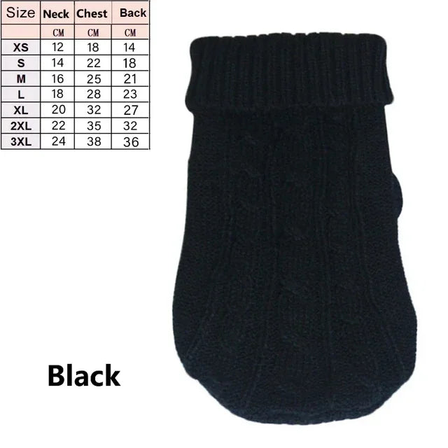 Dog Winter Clothes Knitted Pet Clothes For Small Medium Dogs Chihuahua Puppy Pet Sweater Yorkshire Pure Dog Sweater Ropa Perro