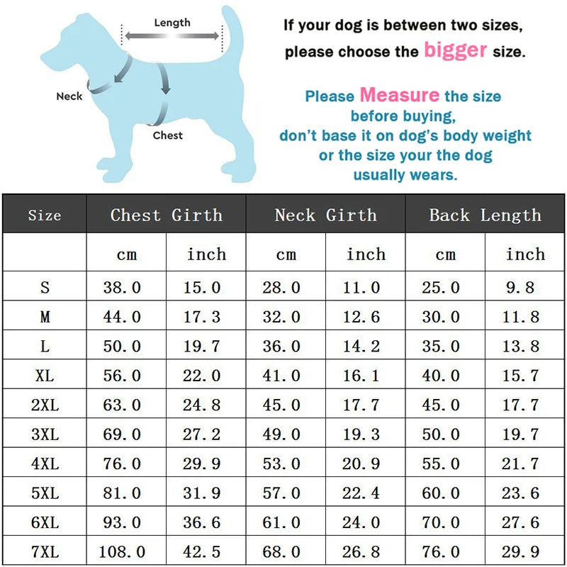 Winter Dog Harness Clothes Waterproof Warm Pet Dog Cotton Coat for Small Large Dogs Jacket French Bulldog Chihuahua Clothing Pug