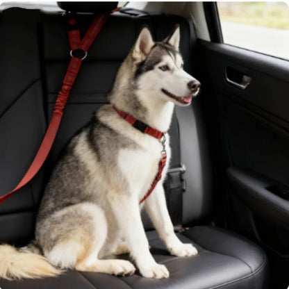 New Solid Two-in-one Dog Harness Leash Pet Car Seat Belt BackSeat Safety Belt Adjustable for Kitten Dogs Collar Pet Accessories