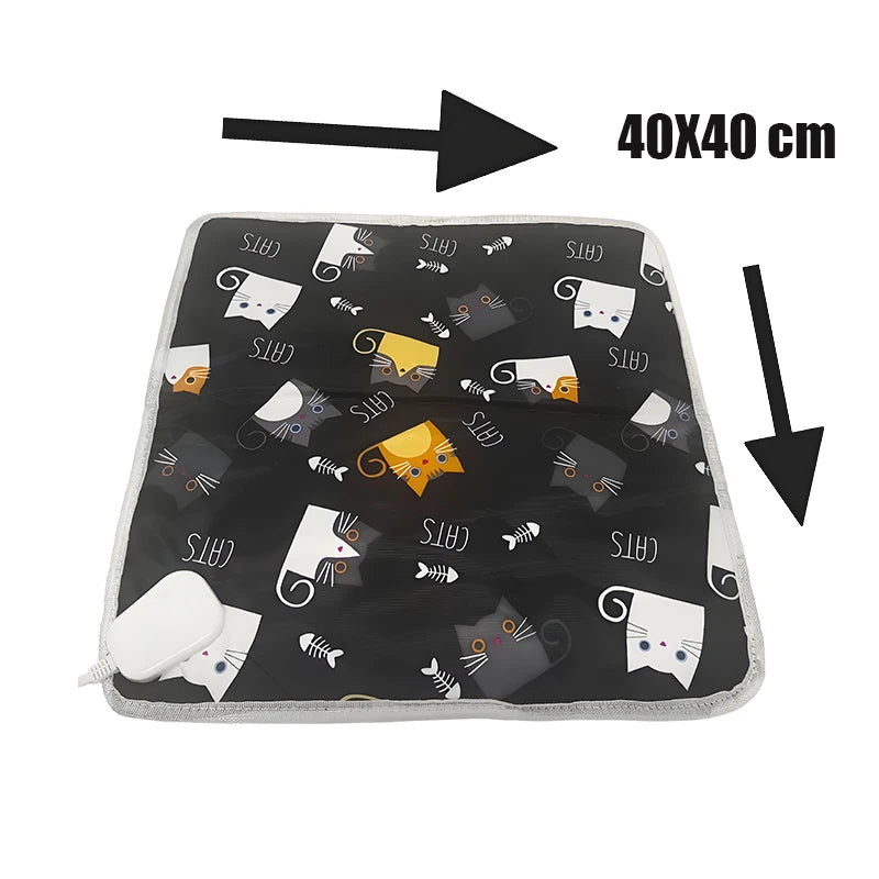 Winter Pet Heating Blanket Temperature Warm Cat Dog Mattress Indoor Heating Pad Pet Supplies USB heating pad